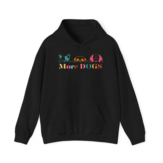 Funny Dogs Unisex Hoodie - Colorful More Dogs Design