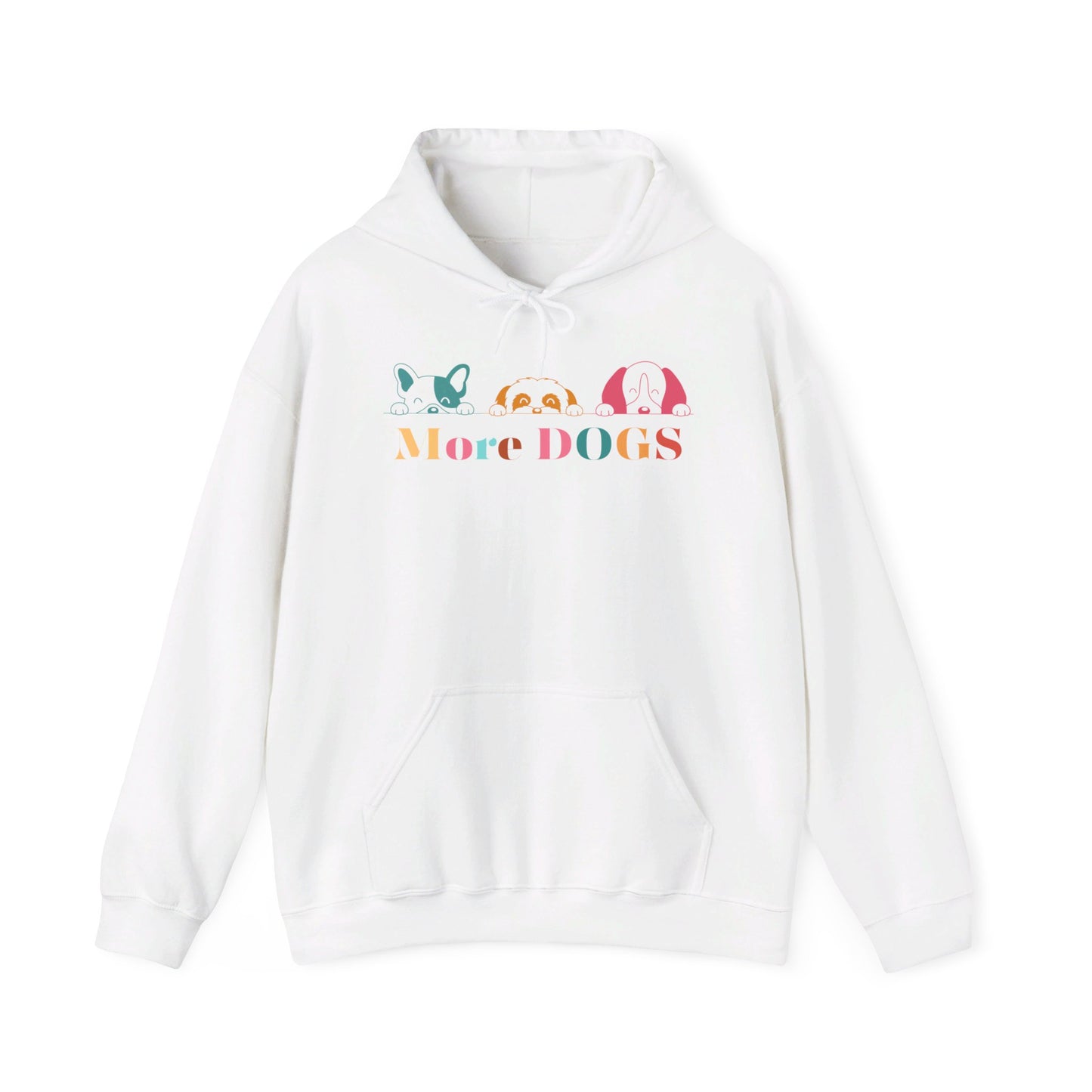Funny Dogs Unisex Hoodie - Colorful More Dogs Design